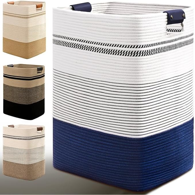 Laundry Hamper, 85L Tall Laundry Basket by Degeyoyo