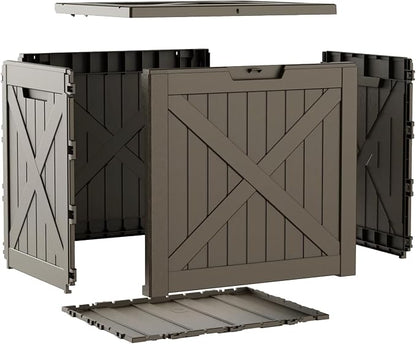 EasyUp 40 Gallon Deck Boxes Outdoor Waterproof, Weatherproof Outdoor Deck Box - Image 6
