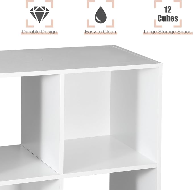 JupiterForce 12-Cube Storage Organizer, Cubical Storage Shelf, Cabinets - Image 6
