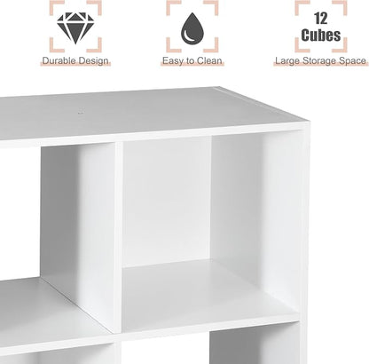 JupiterForce 12-Cube Storage Organizer, Cubical Storage Shelf, Cabinets - Image 6