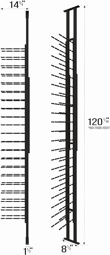 Ultra Wine Racks Floor-to-Ceiling Mount Display - Image 3