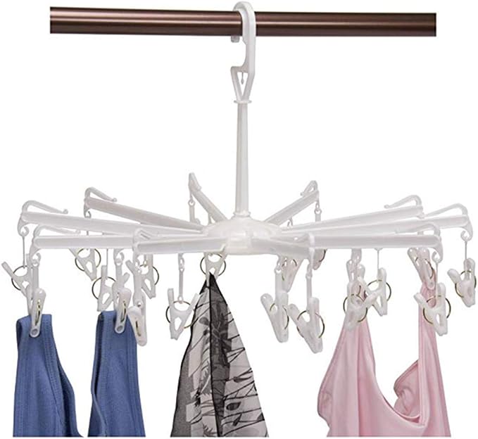 DurReus Foldable Clip Drip Laundry Hanger Portable Plastic Hanging Dryer - Image 4