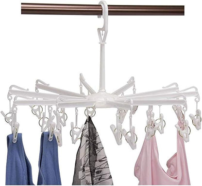 DurReus Foldable Clip Drip Laundry Hanger Portable Plastic Hanging Dryer - Image 4