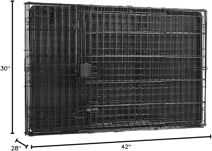 Amazon Basics - Durable, Foldable Metal Wire Dog Crate - Image 5