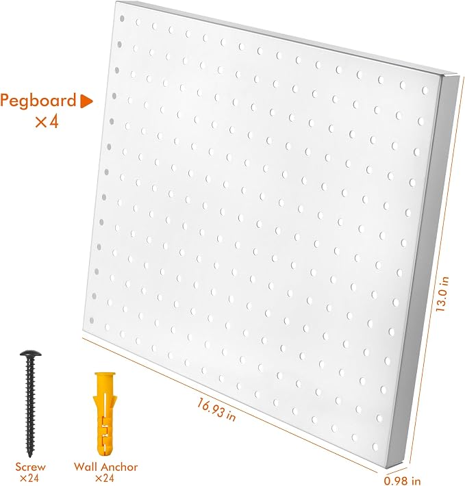G.CORE Heavy Duty Metal Pegboard Organizer - Image 2
