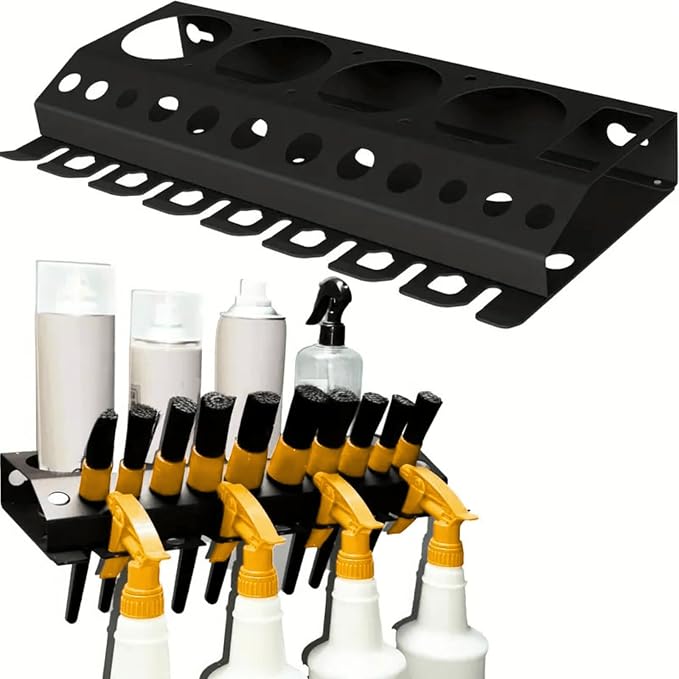 bangminda Wall-Mounted Spray Bottle Holder, 3/8" Air Tool Organizer, Storage by STARPIA