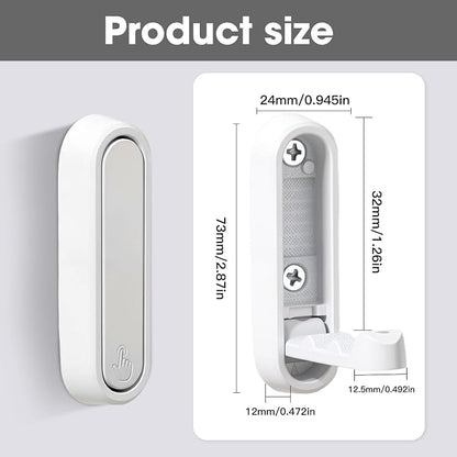 Folding Wall Hooks, 2 Pack, Zinc Alloy, Heavy Duty Coat Hooks | 90° Foldable - Image 3