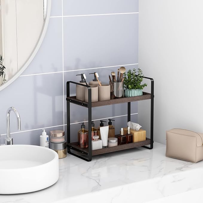 Bathroom Counter Organizer, Bathroom Countertop Organizer, Counter Shelf - Image 5