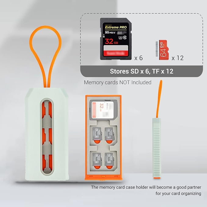 Portable 18 Slots Memory Card Case - Image 2