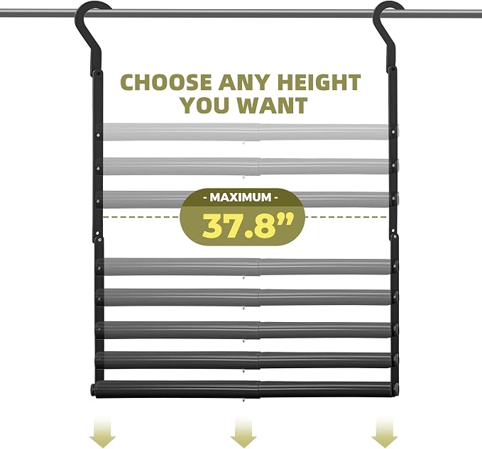 Adjustable Hanging Closet Rod, Heavy Duty Closet Rods - Image 4