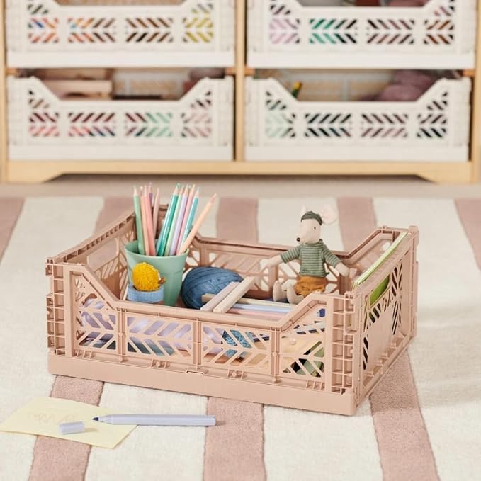 Collapsible Storage Box, Foldable Crate Organizer Bin - Image 6