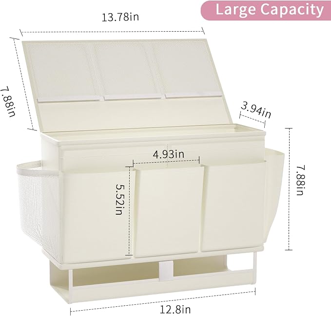 Bedside Caddy Bedside Organizer, Bed Caddy - Image 2