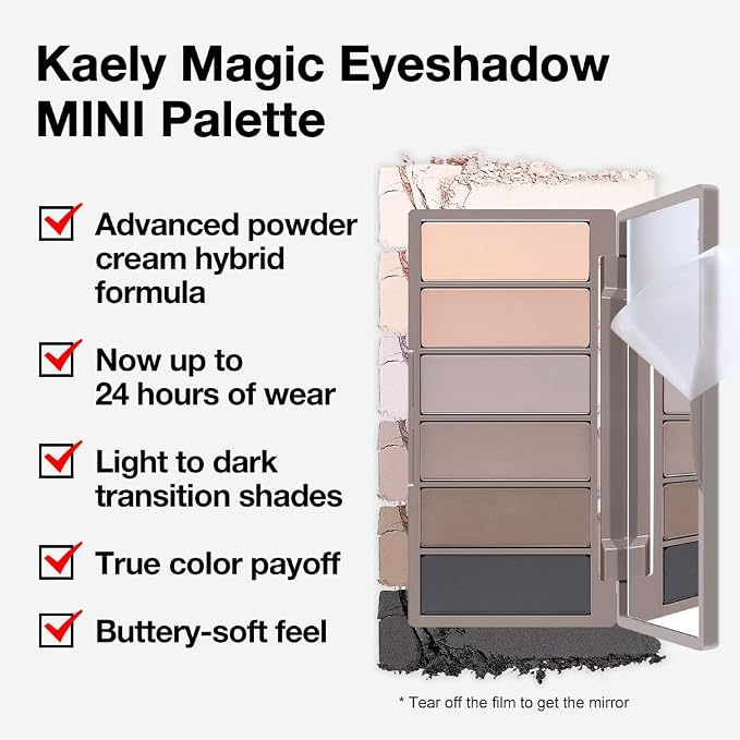 6 Colors Mini Dark Nude Brown Eye Shadow Palette Makeup - Image 4