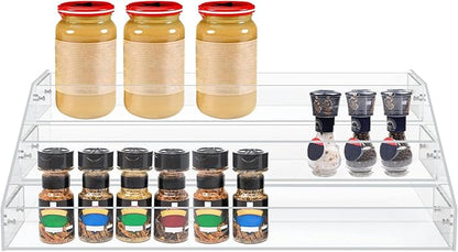 PMMASTO Widen Tiered Spice Rack, Seasoning Organizer, Kitchen Organization and - Image 5