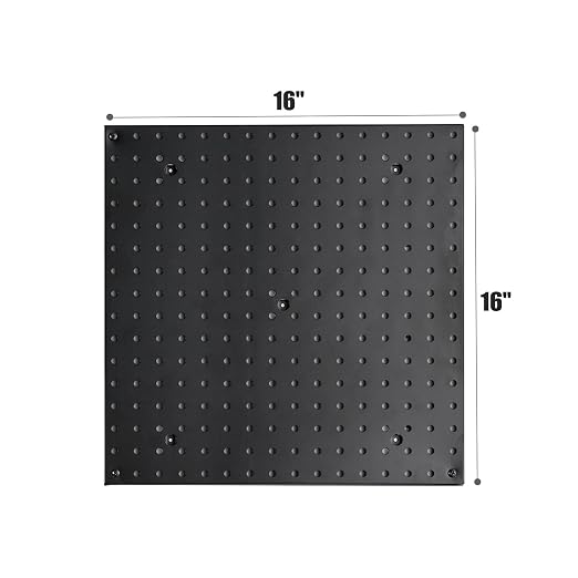 Pegboard Smith 16x16 inch Pegboard Wall Organizer Panels - Image 2