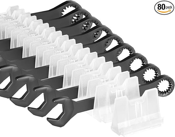 80PCS Modular Wrench Organizer Wrench Holder by Matscover