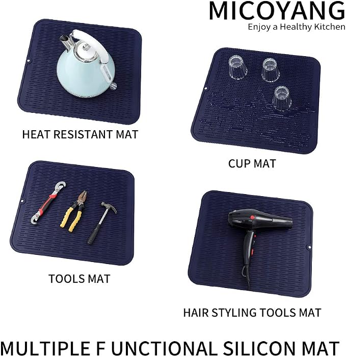 Silicone Dish Drying Mat for Multiple Usage, Easy clean, Eco-friendly, - Image 4