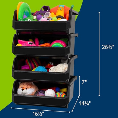Plastic Containers for Organizing and Storage Bins for Closet, Garage or Pantry - Image 3