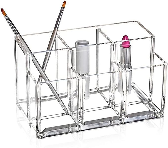 Foraineam 2 Pack Acrylic Makeup Brushes Holder - Image 2