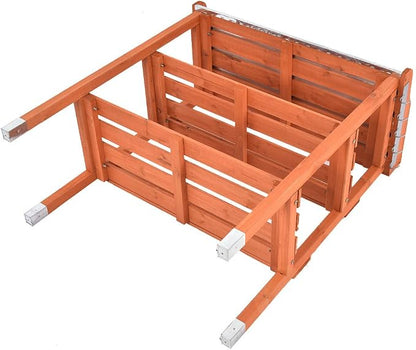 New Outdoor Garden Wooden Potting Bench Work Station Table Tool Storage Shelf - Image 9