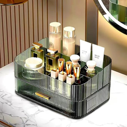 MIUOPUR Makeup Organizer with Stackable Drawers, Bathroom Vanity Organizers and - Image 2
