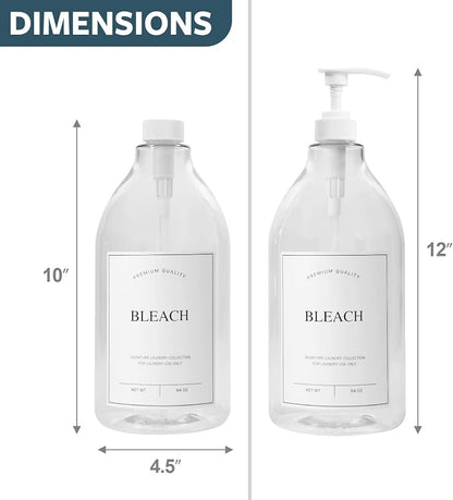 Calindiana Modern Farmhouse Bleach Liquid Laundry Detergent Dispenser - Image 3