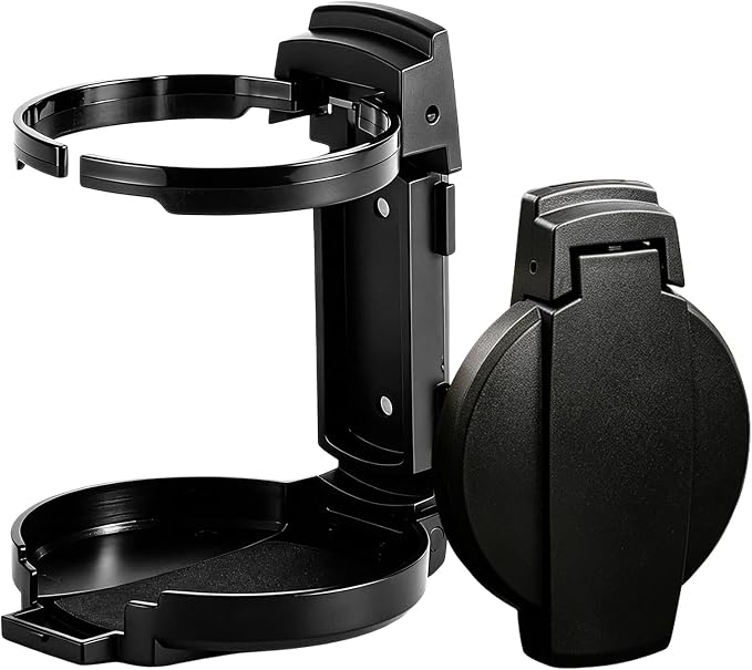 LITTLEMOLE Adjustable Folding Cup Holder, Wall Mounted Cup Holder by LITTLEMOLE