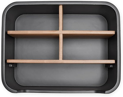 Stylish Desk Organizer and Remote Control Holder in Black - Image 4
