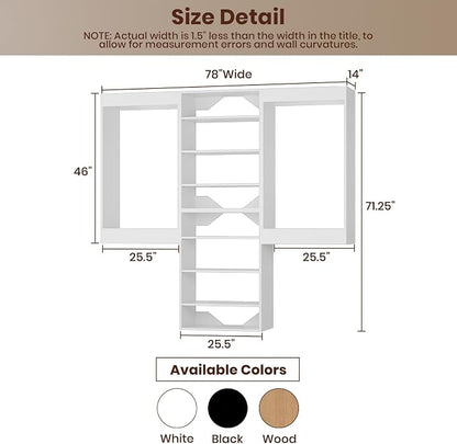 ROOMTEC Modular Closet System, Wooden Tower - Image 8