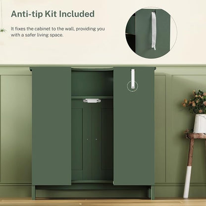 TEENFON Pedestal Sink Storage Cabinet - Image 6