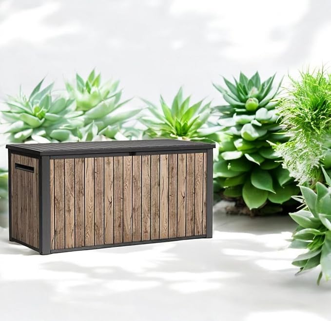 Outdoor Storage Box with Lockable Lid - Image 6