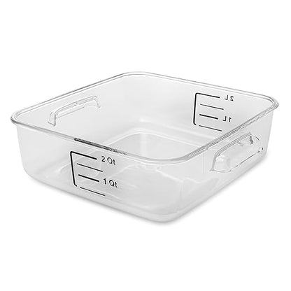 Rubbermaid Commercial Products, Space Saving Square Food Storage Container by RubbermaidCommercialProducts