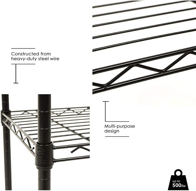 BestOffice | 4-Tier Wire Shelf - Image 5