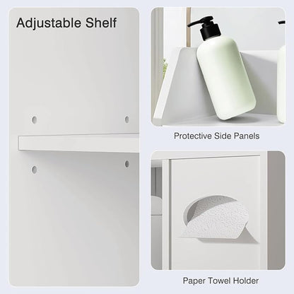 VECELO Over The Toilet Storage Cabinet - Image 4