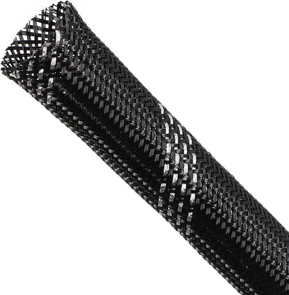 Braided Cable Sleeving, PET Expandable Braided Cable Sleeve, Flexible Mesh by ConveniencetoYourLife