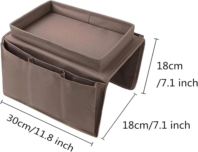 Sofa Armrest Organizer with Cup Holder No-Slip Couch Sofa Armrest Organiser - Image 6