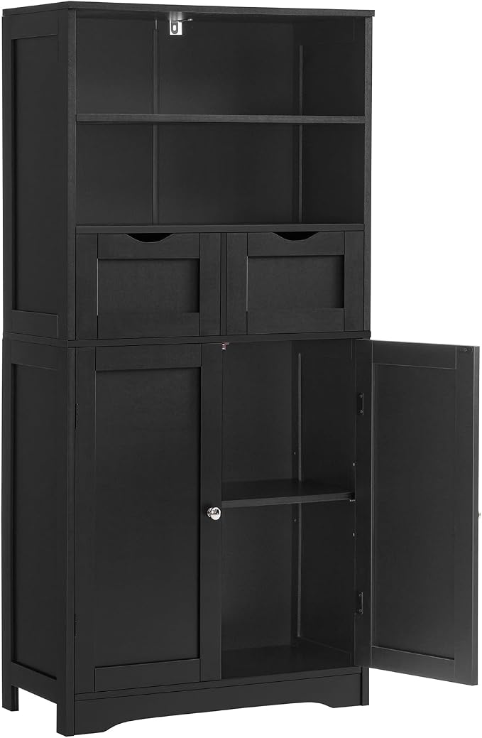 Iwell Tall Storage Cabinet, Bathroom Cabinet by IWELL