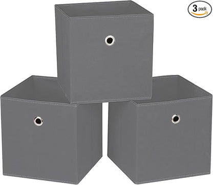 Fabric Cubes Storage Containers, 11 Inch Cloth Storage Cube Foldable Storage by DABEACT