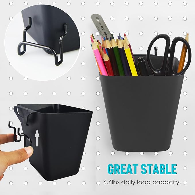 G.CORE Peg Board Organizer 21 Pack, Pegboard Accessories - Image 3