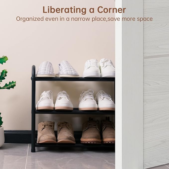 Gonfoam Expandable 3-Tier Shoe Rack - Image 7
