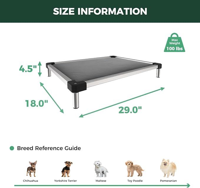 FXW TitanNest Chew-Proof Elevated Dog Bed, Raised Cot - Image 7