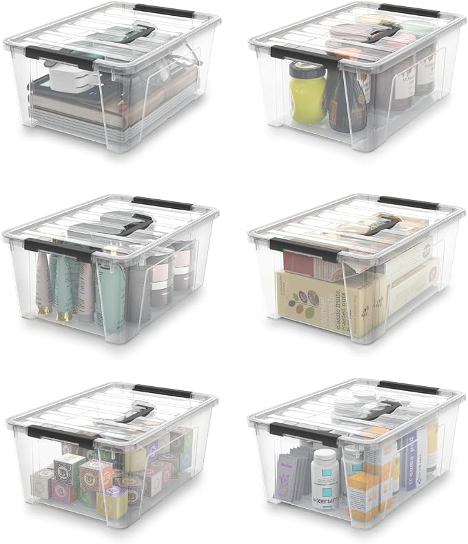 WYT Clear Storage Latch Bins - Image 4