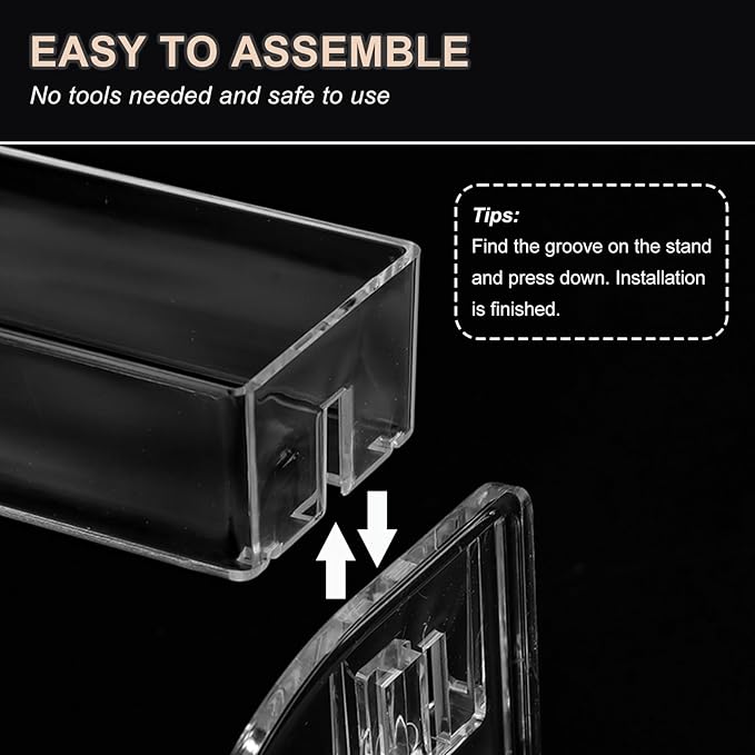 SUTOKAKA 7-Tier Clear Acrylic Nail Polish Organizer Stand | 7-tier clear - Image 5