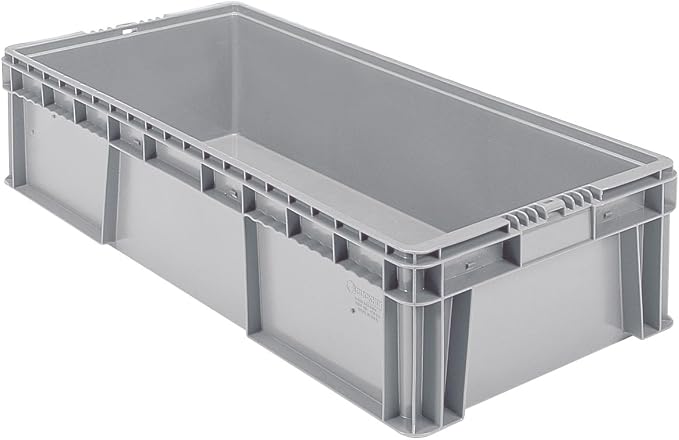 Buckhorn SW3215080201000 Plastic Straight Wall Storage Container Tote, light by Akro-Mils