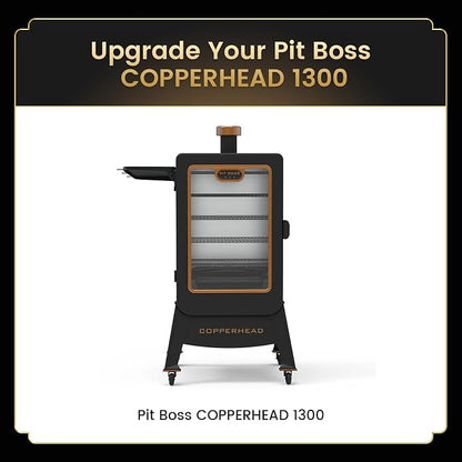 QuliMetal Side Shelf for Pit Boss Copperhead 1300, 12.80" Grill Side Table - Image 3