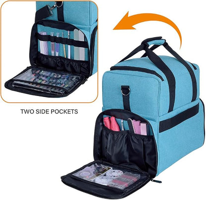 Large Makeup Cosmetic Bag with 3 Removable Case and 2 Removable Dividers Double - Image 3