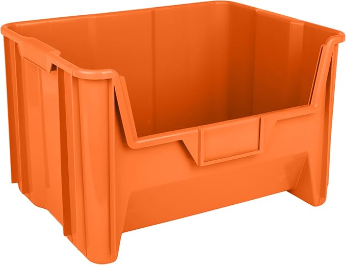 Hudson Exchange 20" x 15" x 12.5" Plastic Giant Stackable Hopper Bin Container by HudsonExchange