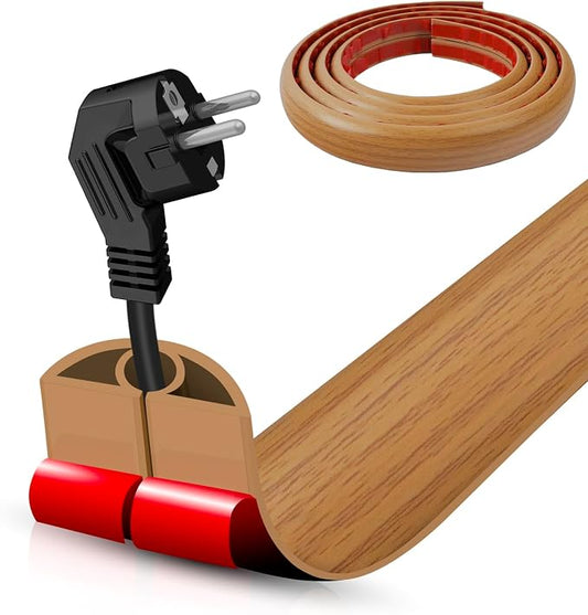 Floor Cord Cover Self Adhesive Cord Hider, 10FT Cable Management, Extension by DBHXXMB-HH