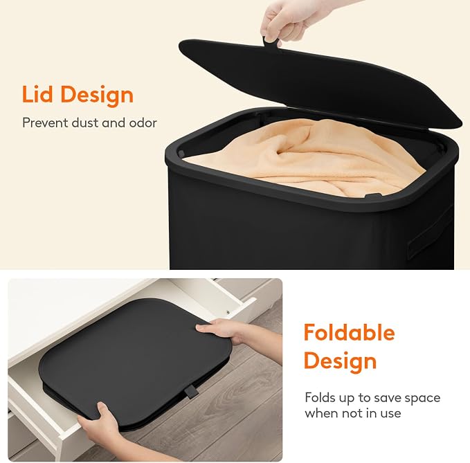 Lifewit 105L Plastic Laundry Basket - Image 7