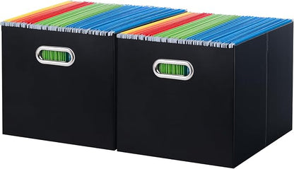 Portable Collapsible Cardboard File Box by Oterri
